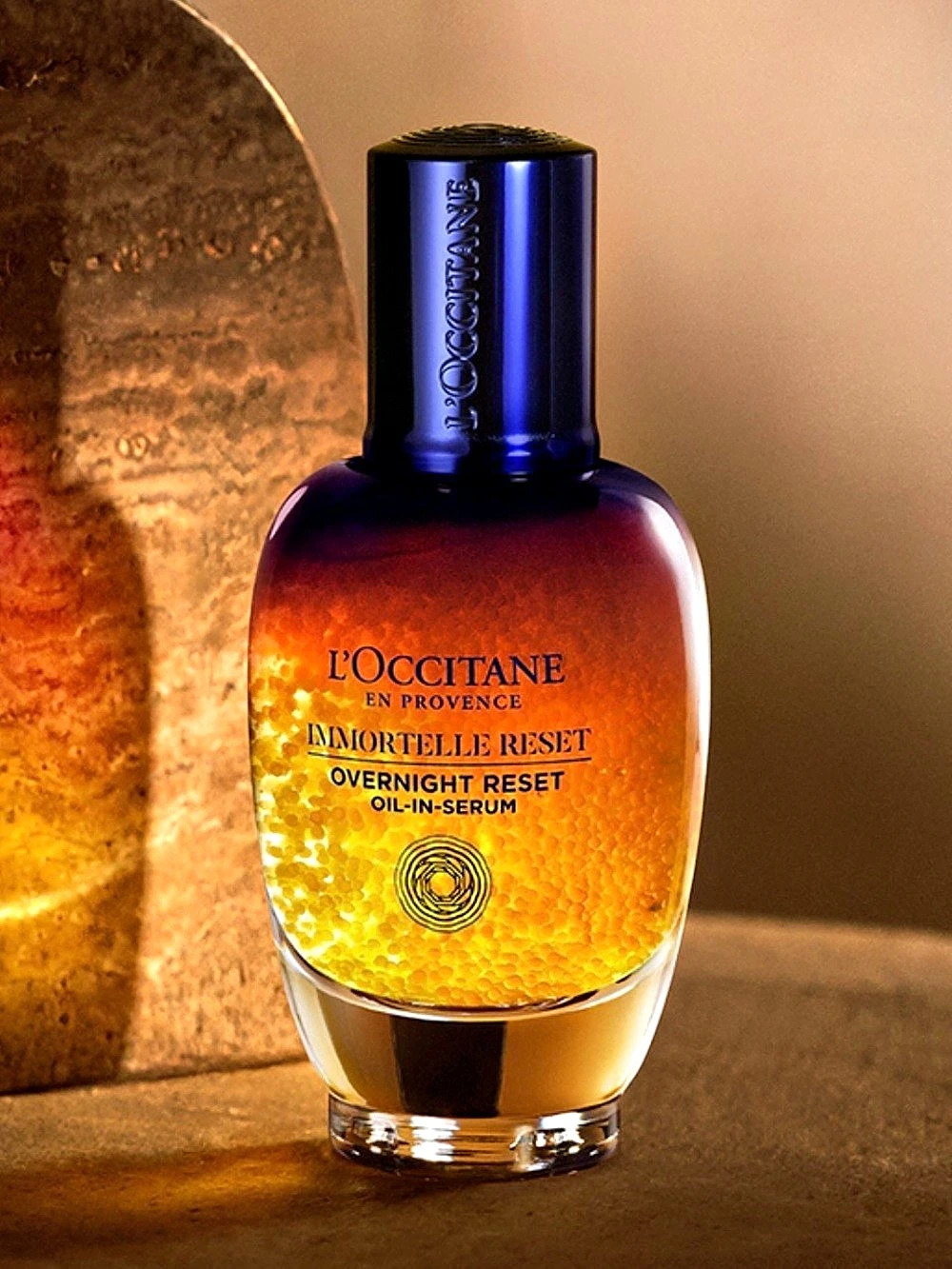 L'Occitane Immortelle Reset Overnight Reset Oil-In-Serum Facial Oil Serum 1 oz.